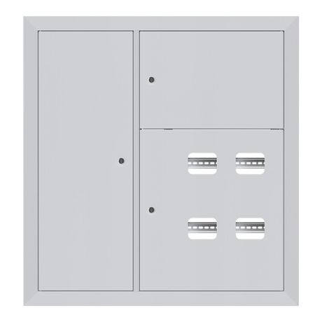 Щит этажный 4 кв. слаботочка слева (1000х950х160) Basic | mb28-v-4z EKF