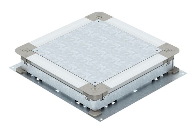 Монтажное основание UZD250-3 (h=70-125 мм) 410x367x70 мм (сталь) (UZD 250-3) | 7410030 OBO Bettermann