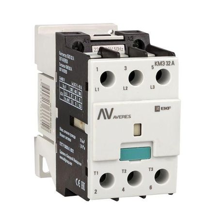 Контактор КМЭ 32А 400В АС EKF AVERES | ctr-s-32-00-400-av