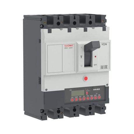 Выключатель автоматический 4P 630А 150кА pro MNX630H при AC415V расцепитель ETE YON MNX630H4PETE0630 ДКС