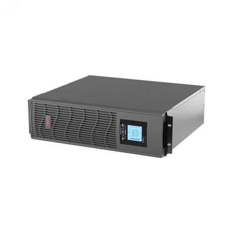 Источник бесперебойного питания line-interactive, Info Rackmount Pro, 2000 ВА/1600 Вт,1/1, USB, RJ45, 6xIEC C13, Rack 3U, SNMP/AS400 slot, 3x9Aч - INFORPRO2000IN ДКС