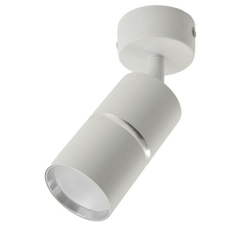 Светильник ДБО GU10 без лампы наклонный белый хром - ML1861 48642 FERON