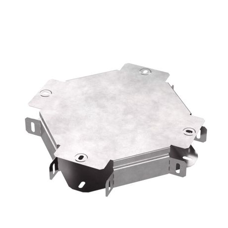 Ответвитель для лотка Х-образ. 300х50 с крышкой Стандарт Промрукав PR16.0465 Строитель