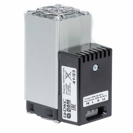 Обогреватель компактный с вентилятором, P=100W, 230V | R5FMHT100S DKC ДКС