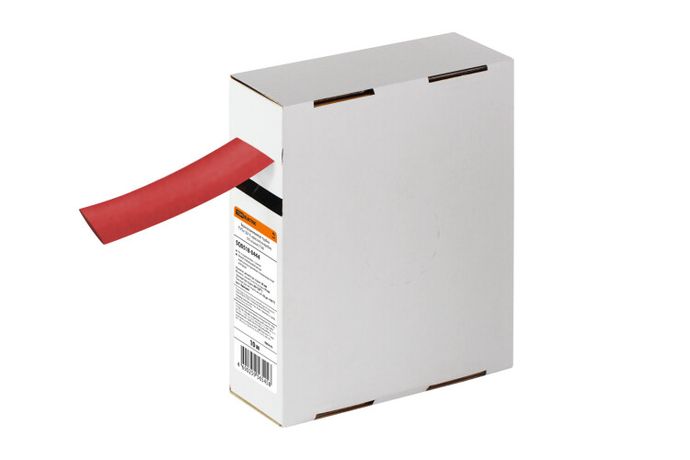 Термоусаживаемая трубка ТУТнг 20/10 красная в коробке (10 м/упак) | SQ0518-0444 TDM