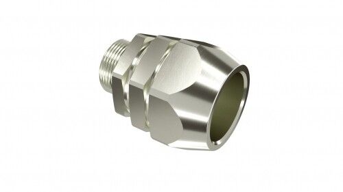 Взрывозащищенная Ex e муфта мет.рукав в гладкой изоляции оплетке-коробка. DN20 мм. M25х1,5. Никелированная латунь. IP66/67 - EXT06014-25A ДКС