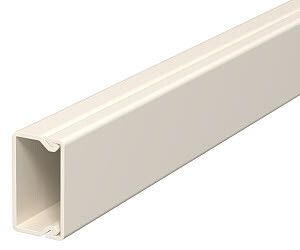 Мини-канал WDK с крышкой 15x30x2000 мм (высота борта 17 мм, крышка 30 мм) ПВХ кремовый RAL 9001 | 6025013 OBO Bettermann WDK15030CW