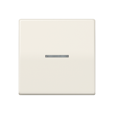 Клавиша 1-я для выключателей и кнопок с окошком подсветки. Серия AS500 Материал- дуропласт Цвет- слоновая кость - AS591KO5 JUNG