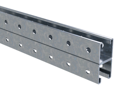 Профиль С-образный двойной 41х41, L900, толщ.2,5 мм, горячеоцинкованный | BPD4109HDZ DKC ДКС