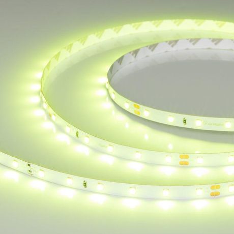Лента светодиодная 4.8 Вт/м 24В Салатовый IP20 120LED/м RT-A60-8-11mm SMD 2835 5 м - 055382 Arlight