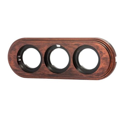 Рамка 3-х постовая, пластик, цвет Медный Век - BF1-630-16/PL BIRONI