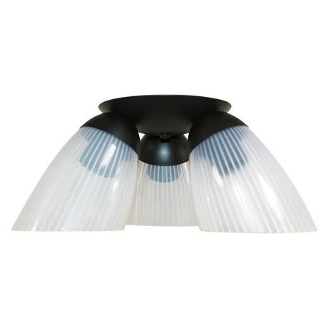 Светильник Колокольчик 131 черн. (плафон П0476) НПБ 01-3х60-197 Е27 ИУ - 1005404667 Элетех