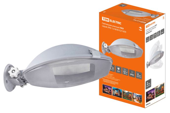 Светильник уличный настенный ЛБУ ЛНУ 100Вт ЛН/КЛЛ/LED Е27 IP65 | SQ0328-0014 TDM