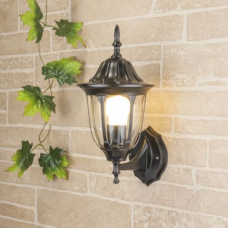 Светильник садово-парковый настенный 1002U черный / 9908-B (GL 1002U) | a033708 Elektrostandard