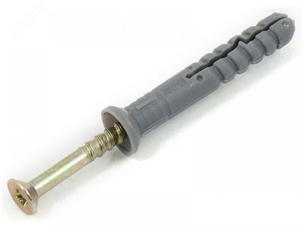 Дюбель-гвоздь 6х60 грибовидный бортик полипропилен1000шт - 012644 Руфкомплект 312644