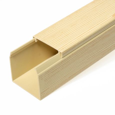 Кабель-канал сосна 2-й замок в п/э 40х40 (24 м/уп) | PR03.0186 Промрукав Строитель