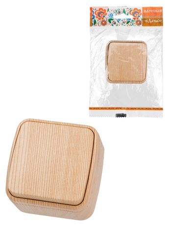 Выключатель 1-кл. открытой установки IP20 10А, сосна "Дача" Народная | SQ1824-0051 TDM