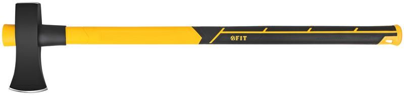 Топор-колун кованый, фиберглассовая длинная ручка 900 мм, 2700 гр. - 46178 РОС