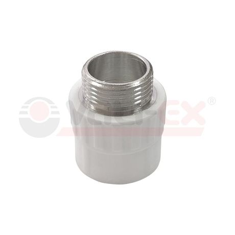 Муфта комбинированная 32x3/4' НР полипропиленовая PPR белая - 10130132-PRO VALFEX