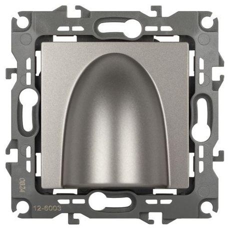 Вывод кабеля ЭРА Серия 12 12-6003-16 , титан | Б0065755