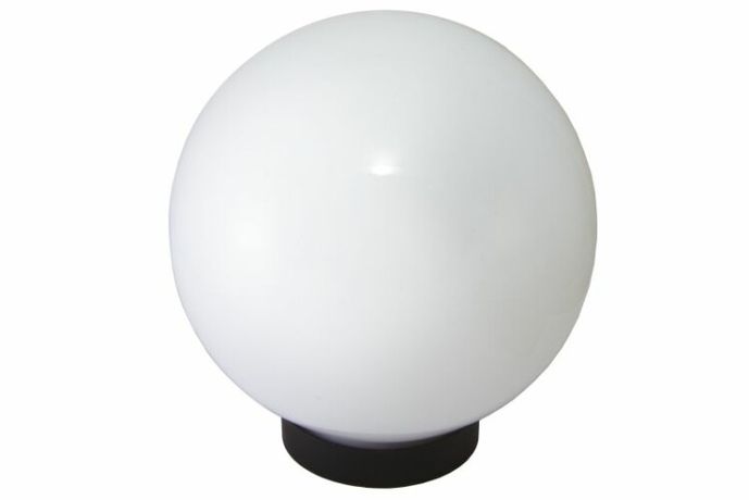 Светильник садово-парковый НТУ 03-100-300 шар d=300 мм IP54 (опал ПММА, основание плоское ПК 145, Е27) | SQ0330-0621 TDM