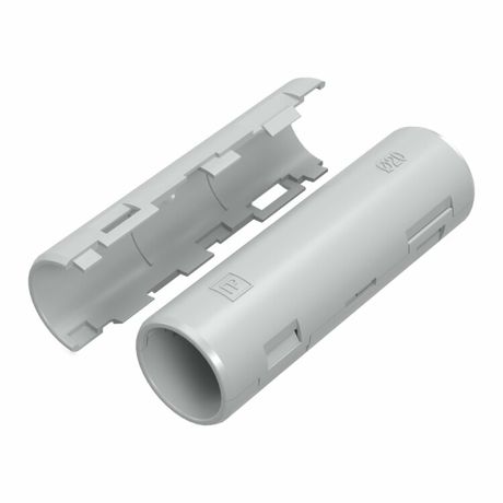 Муфта разборная d20 мм атмосферостойкая серая (10шт/320шт уп/кор) Промрукав | PR13.0430 Строитель