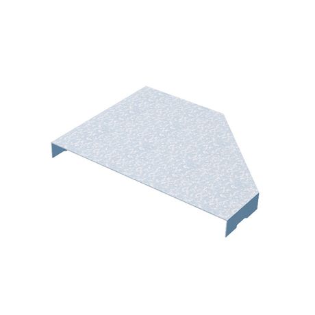 Крышка переходника левого 50-200 | KPD50-200-L КМ-профиль LO11768