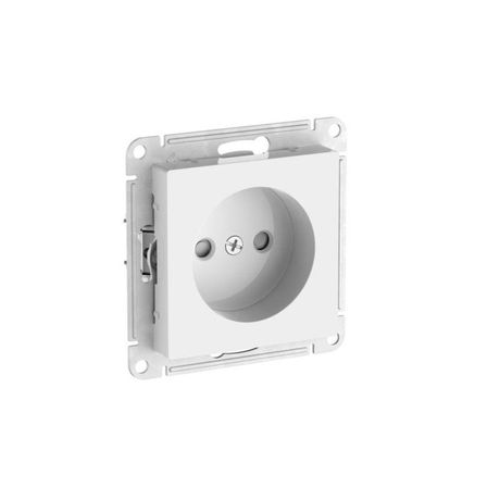 Розетка AtlasDesign 16А без заземл. защ. шторки быстрозажим. клем. механизм бел. SE ATN000149S APC