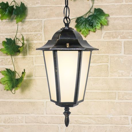 Светильник садово-парковый настенный 1004H черное золото (GL 1004H) | a035742 Elektrostandard