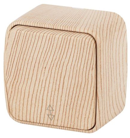 Переключатель 1-кл. ОП Polo 10А IP20 3-103-11 250В сосна Intro Б0036104 ЭРА