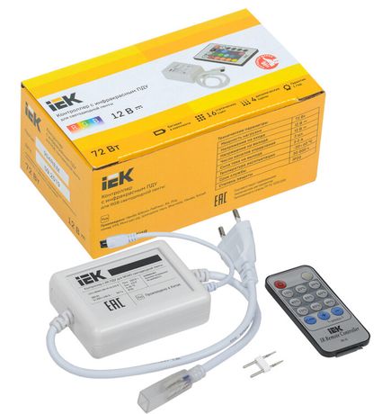 Контроллер с ПДУ ИК MONO 1 канал 220В 3А 360Вт | LSC1-MONO-360-IR-20-220-B IEK