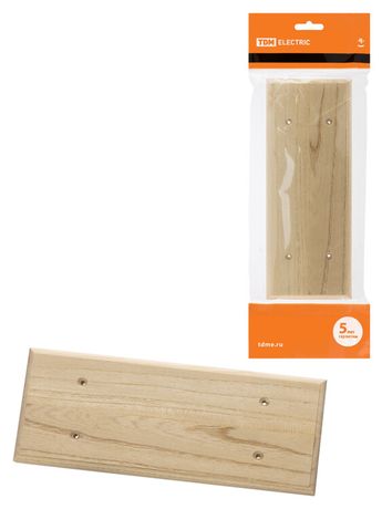 Накладка на бревно деревянная универсальная НБУ 1Пх3 280 мм, сосна | SQ1821-0030 TDM