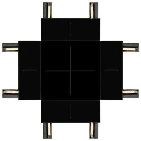 Коннектор Х-образный TRM-S5-CX BK для тонкого магнитного шинопровода черн. Эра Б0059033