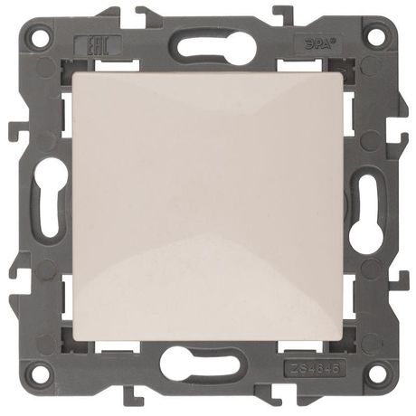 Кнопка 10АХ-250В Elegance сл. кость 14-1111-02 ЭРА Б0047863