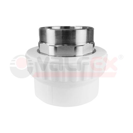 Муфта комбинированная 32 х 1' НР под ключ полипропиленовая PPR белая - 00000017428 VALFEX 10135032