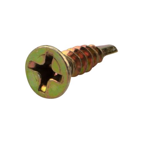 Саморез оконный KRANZ сверло, 3.9х16, желтый цинк, короб (1000 шт./уп.) |KR-01-3722-002 |