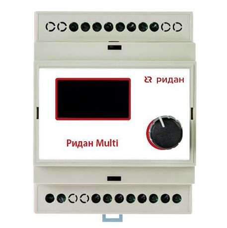 Терморегулятор Multi на шину DIN с датчиком температуры проводе 10А Ридан 21RT0209R