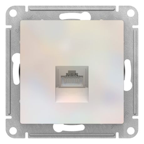 Механизм розетки компьютерной ATLAS DESIGN RJ45 жемчуг SchE ATN000483 APC