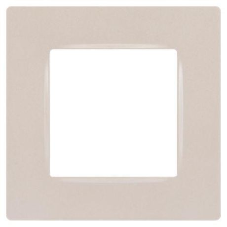 Рамка для розеток и выключателей Серия 12 12-5201-15 на 1 пост, Классик, перламутр | Б0067761 ЭРА