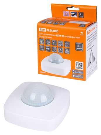 ДДП-06 (присутствия) 2000Вт, 10-1800с, 20м , 3+Лк, 180(сбоку)+360(сверху)гр, IP20 | SQ0324-0047 TDM