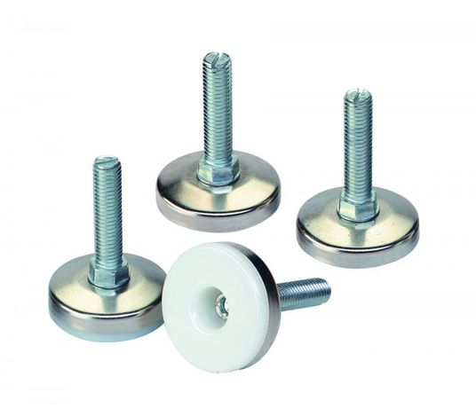 Комплект регулируемых ножек 4 шт., M10, серии F30, | 60A-24-01-11BL Eurolan