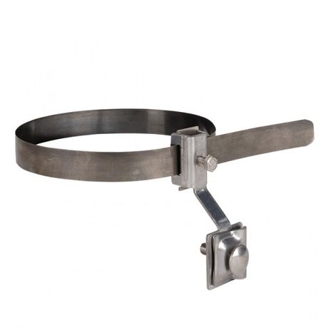 Держатель для труб универсальный D=(0-200) мм нерж. NI и полоса cталь EKF PROxima | lp-33220-ni