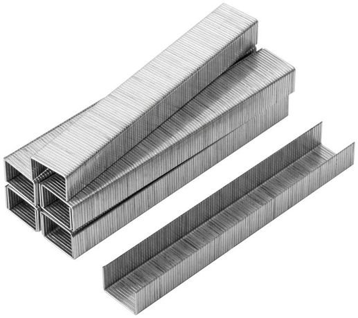 Скоба для степлера закаленные прямоугольные 11.3ммх0.7мм (узкие тип 53) 8мм (уп.1000шт) FIT 31408 РОС