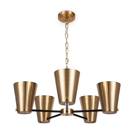 Светильник Terra 40Вт E14х5 IP20 подвесной Freya FR5260PL-05BS