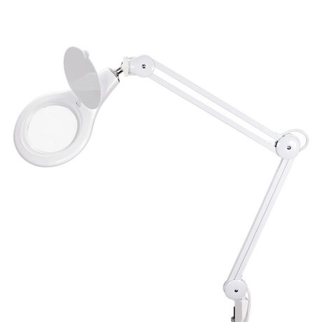 Лупа на струбцине , круглая, 5D, с подсветкой 108 LED, белая | 31-0503 REXANT MEET
