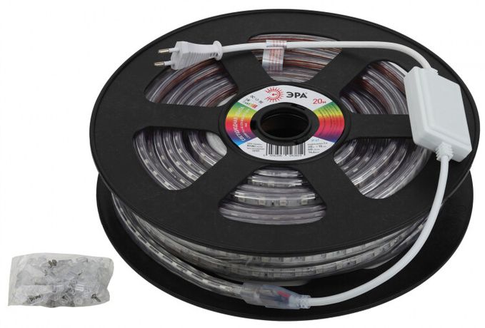 Лента светодиодная 14,4Вт/м 220В RGB IP67 60LED/м LS5050-14,4-60-220-RGB-IP67-20m - Б0043097 ЭРА