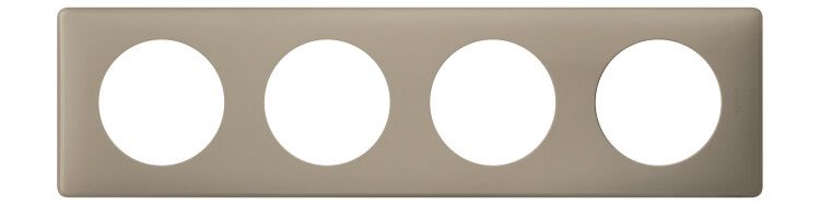 Рамка 4-м Celiane грэй перкаль Leg 066724 Legrand