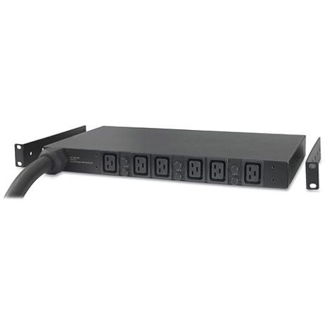 Блок распределения электропитания Rack PDU Basic 1U 22кВт 230В (6) C19 APC 65066