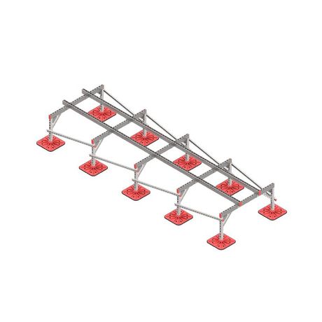 Конструкция опорная для установки оборудования TECHNORAPTOR FOOT 1200х4000 тип 2 HD КМ TR0226 КМ-Профиль