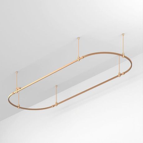 Трек ART-APRIORI-OVAL-ROD-400-3000x1000 (GD) (ARL, IP20 металл, 3 года) - 048503 Arlight